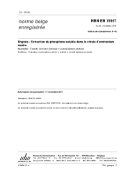 NBN EN 15957:2011