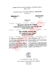 IEC 60182-3:1972/AMD1:1977