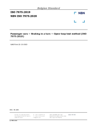 NBN ISO 7975:2020