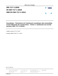 NBN EN ISO 717-1:2021
