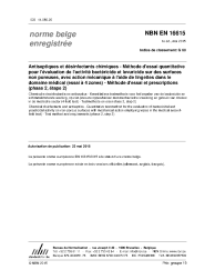 NBN EN 16615:2015