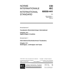 IEC 60050-441:1984/AMD1:2000
