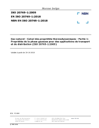 NBN EN ISO 20765-1:2018