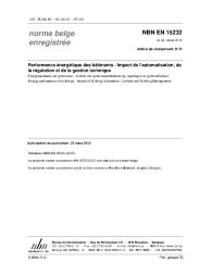NBN EN 15232:2012