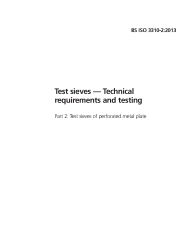 BS ISO 3310-2:2013