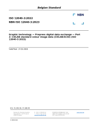NBN ISO 12640-3:2023