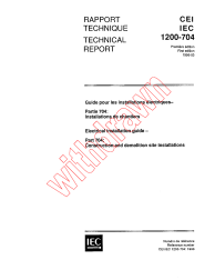 IEC TR 61200-704:1996