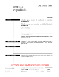 UNE-EN ISO 15908:2003 (R2008)
