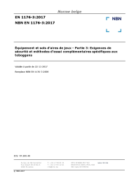 NBN EN 1176-3:2017