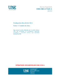 UNE-CWA 17145-1:2018