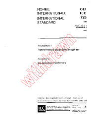 IEC 60726:1982/AMD1:1986
