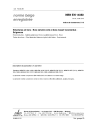 NBN EN 14080:2013