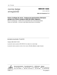 NBN EN 15605:2010