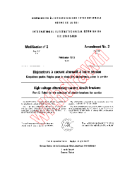 IEC 60056-5:1971/AMD2:1981