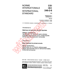 IEC 60249-2-6:1985/AMD2:1993