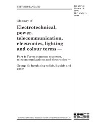 BS 4727-1:Group 10:1991