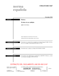 UNE-EN ISO 3167:2014