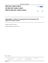 NBN EN ISO/CIE 11664-3:2019