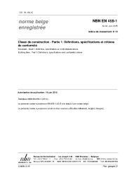 NBN EN 459-1:2015