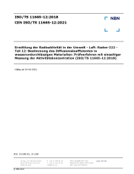 CEN ISO/TS 11665-12:2021