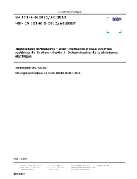 NBN EN 13146-5:2012/AC:2017