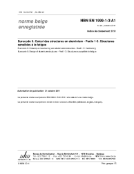NBN EN 1999-1-3/A1:2011