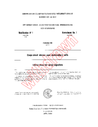 IEC 60595:1977/AMD1:1980