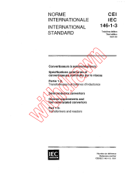 IEC 60146-1-3:1991