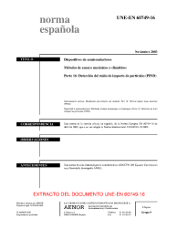 UNE-EN 60749-16:2003