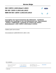NBN EN ISO 11855-1:2021/A1:2023