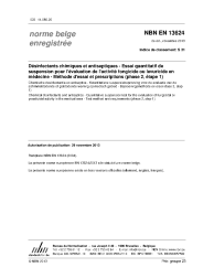 NBN EN 13624:2013