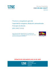 UNE-EN ISO 18497:2020