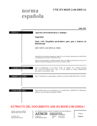 UNE-EN 60335-2-60:2005/A1:2007