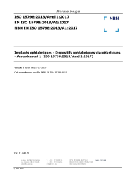 NBN EN ISO 15798:2013/A1:2017