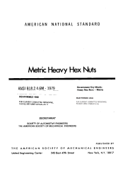 ASME B18.2.4.6M-1979 (R2003) - W ERR