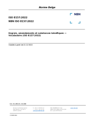 NBN ISO 8157:2022