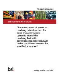 PD CEN/TS 15864:2012