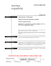 UNE-EN 60811-302:2012