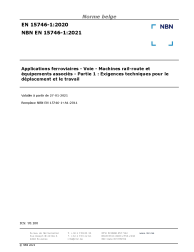 NBN EN 15746-1:2021