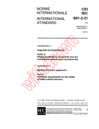 IEC 60601-2-21:1994/AMD1:1996