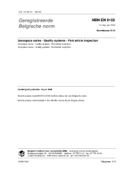 NBN EN 9102:2006