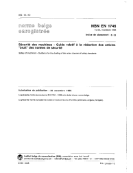 NBN EN 1746:1998