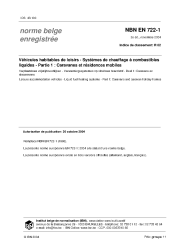 NBN EN 722-1:2004