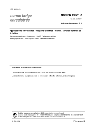 NBN EN 12561-7:2004