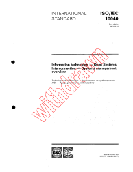 ISO/IEC 10040:1992