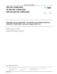 NBN EN ISO/IEC 17000:2020
