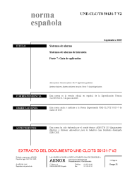 UNE-CLC/TS 50131-7:2005 V2