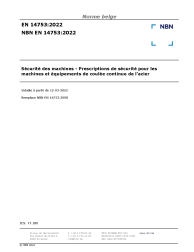 NBN EN 14753:2022