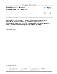 NBN ISO/IEC 24779-1:2021