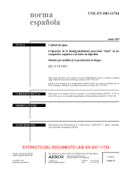UNE-EN ISO 11734:1999 (R2008)